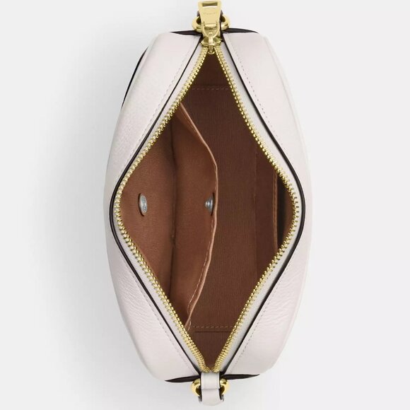 🌟 COACH Mini Chalk Leather Jamie Camera Bag With Star Print - Picture 4 of 5